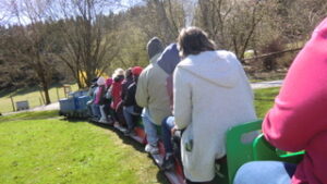 Bimmelbahn im Wildtierpark Oberreith