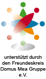 Logo unterstützt vom Freundeskreis Domus Mea Gruppe e.V.